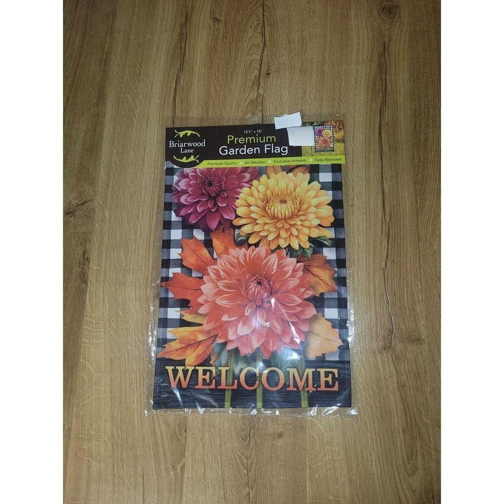 Briarwood Lane Premium Outdoor Garden Flag 12.5 X 18 Welcome Fall Autumn Mums
